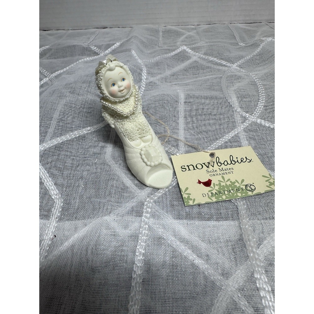 Snowbabies Sole Mates Department 56 High Heel Xmas Holiday Ornament Retired New